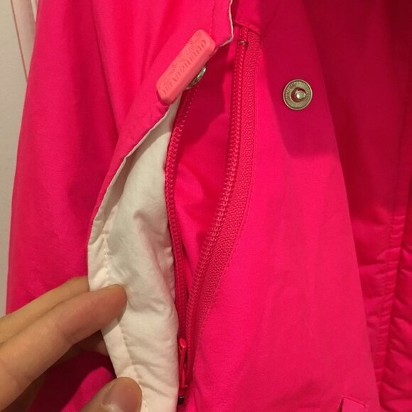 Vintage Obermeyer Sport Jacket Size Ladies 12 HOT NEON PINK - Picture 5 of 11